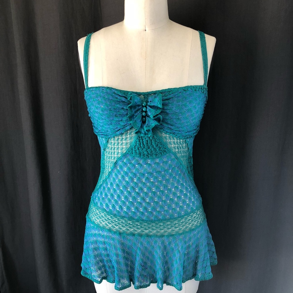 Missoni Crochet Knit Top